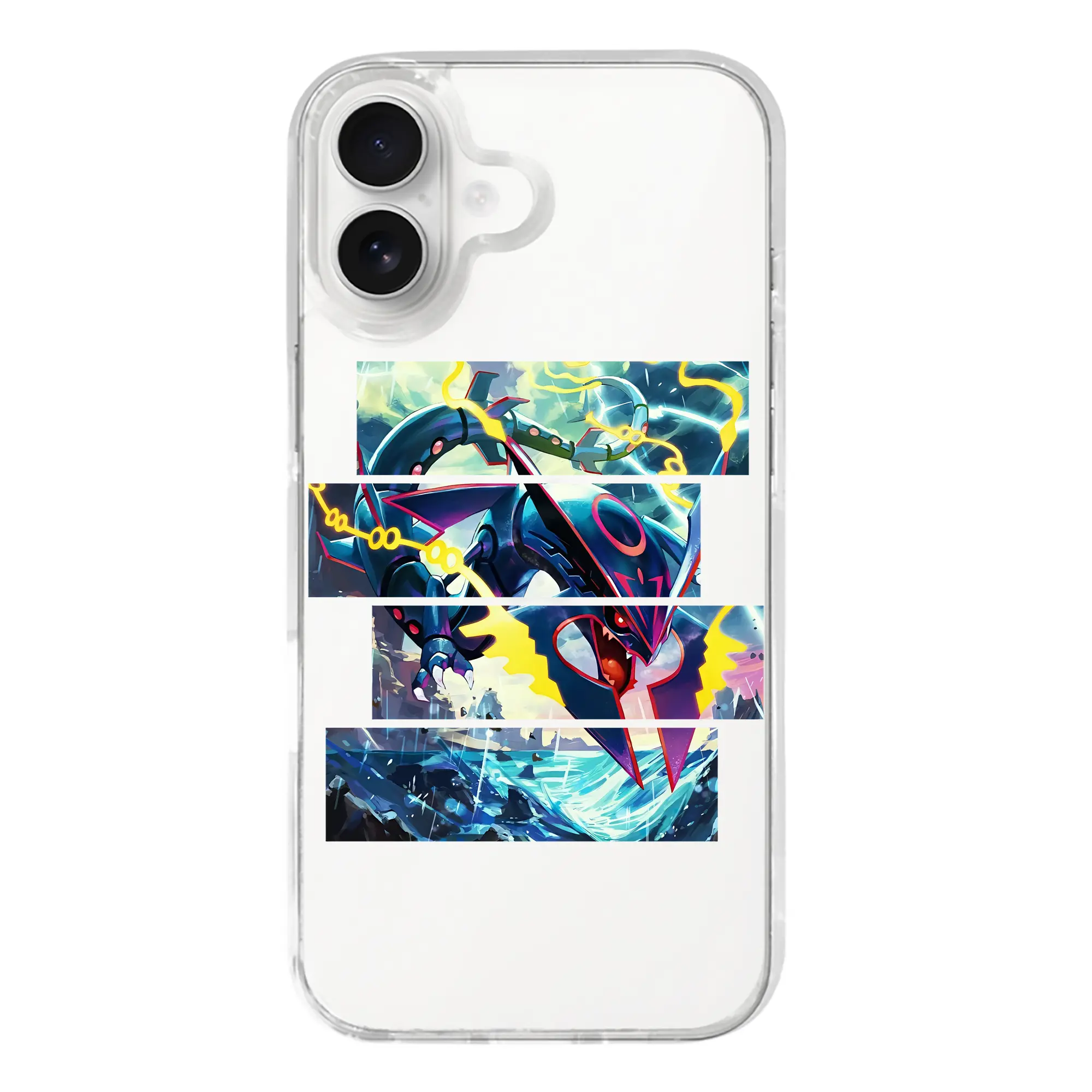 ポケモン グッズ,レックウザ - iPhone 17シリーズ 透明スマホケース – 薄型・耐衝撃・精密フィット保護カバー